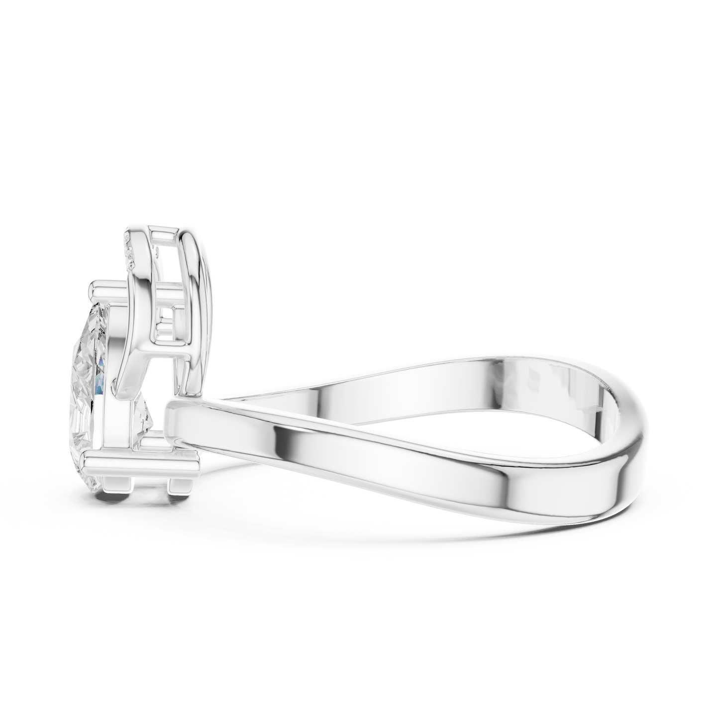 Mixed Shape Lab Grown Diamond Halo Ring