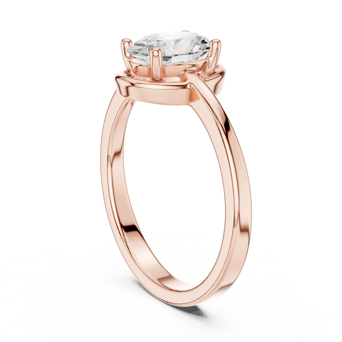 Oval Solitaire Lab Grown Diamond Ring