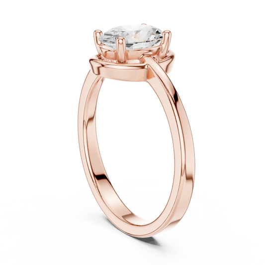 Oval Solitaire Lab Grown Diamond Ring