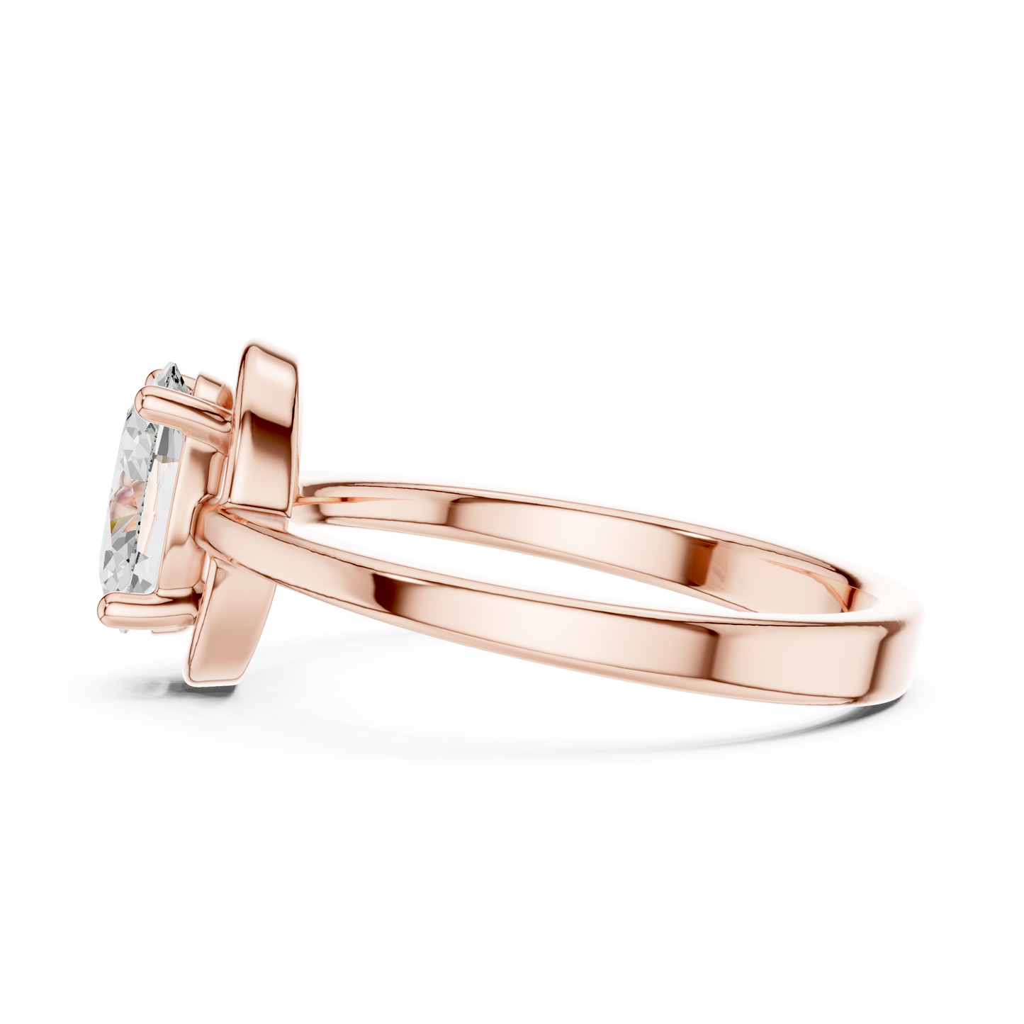 Oval Solitaire Lab Grown Diamond Ring