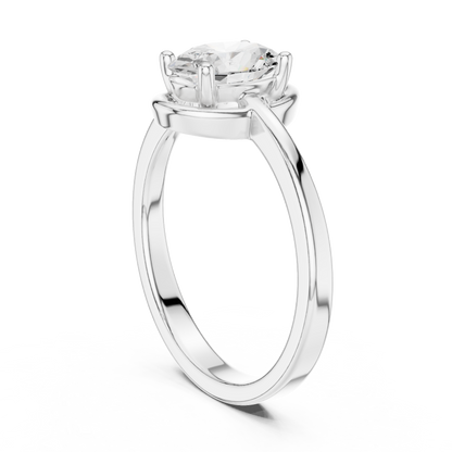 Oval Solitaire Lab Grown Diamond Ring