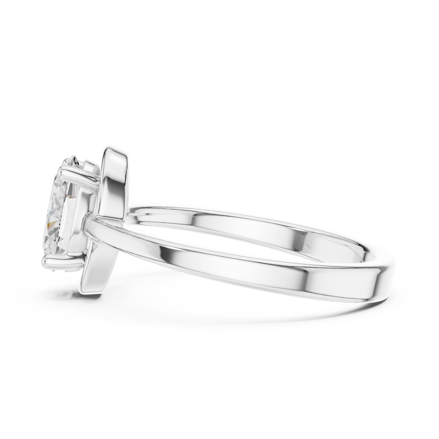 Oval Solitaire Lab Grown Diamond Ring