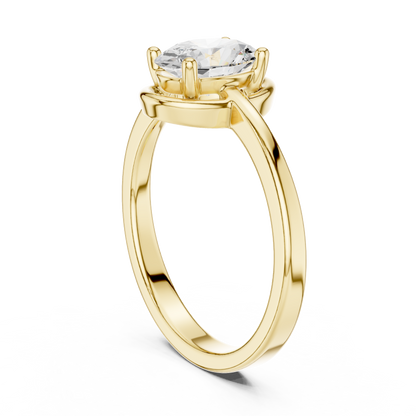 Oval Solitaire Lab Grown Diamond Ring