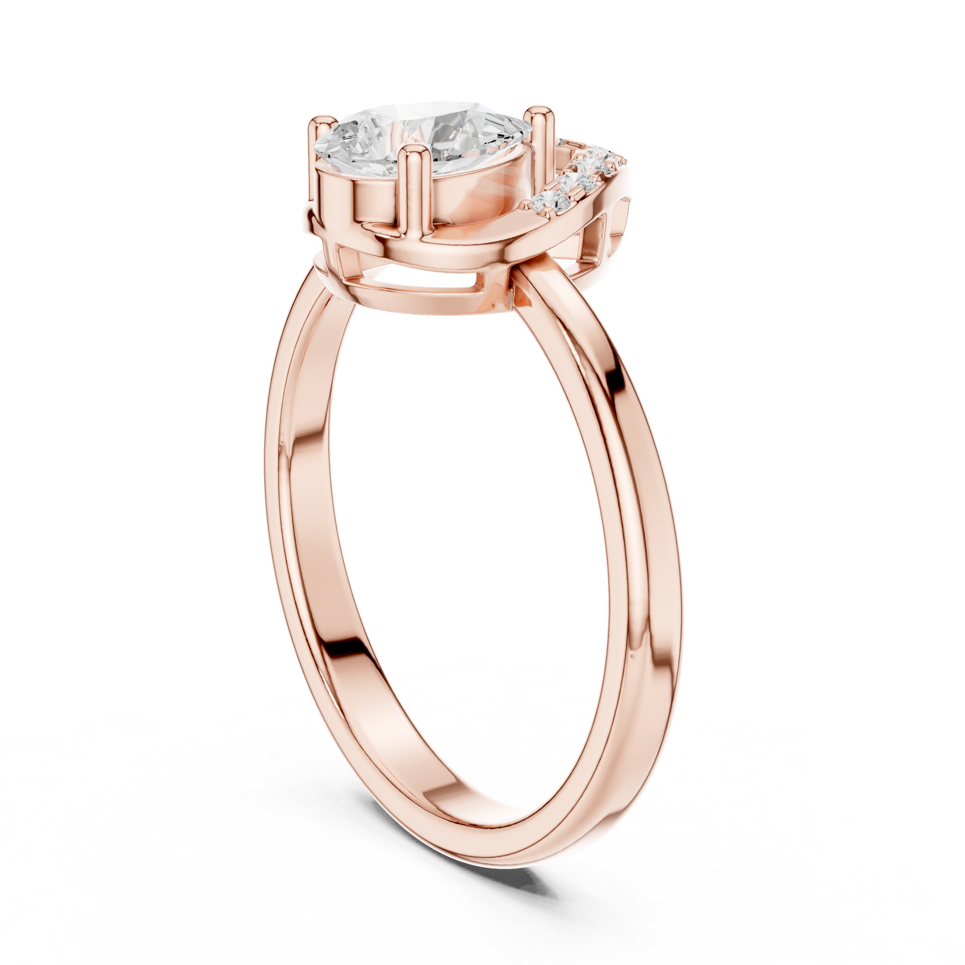 Mixed Shape Lab Grown Diamond Halo Ring