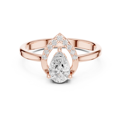 Mixed Shape Lab Grown Diamond Halo Ring