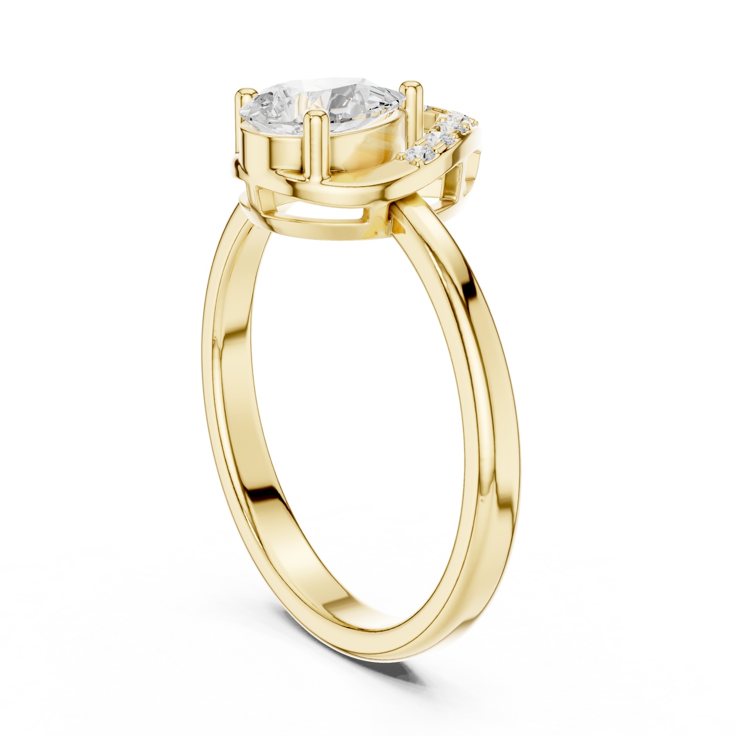 Mixed Shape Lab Grown Diamond Halo Ring