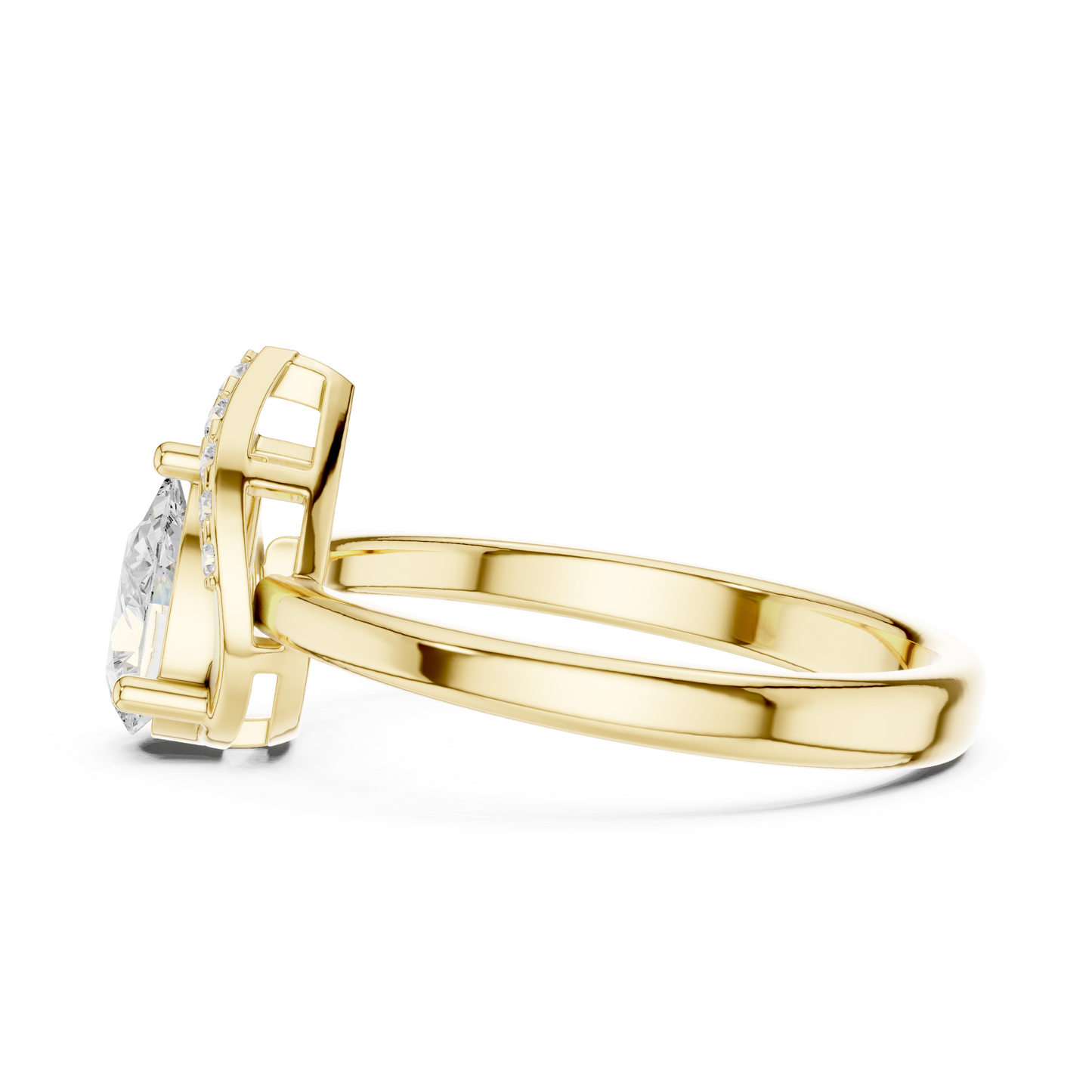 Mixed Shape Lab Grown Diamond Halo Ring