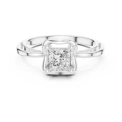 Mixed Shape Lab Grown Diamond Halo Ring