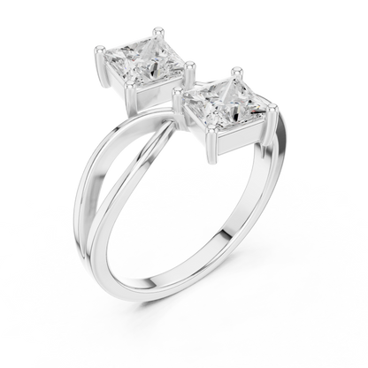 Mixed Shape Lab Grown Diamond Three Stone Ring