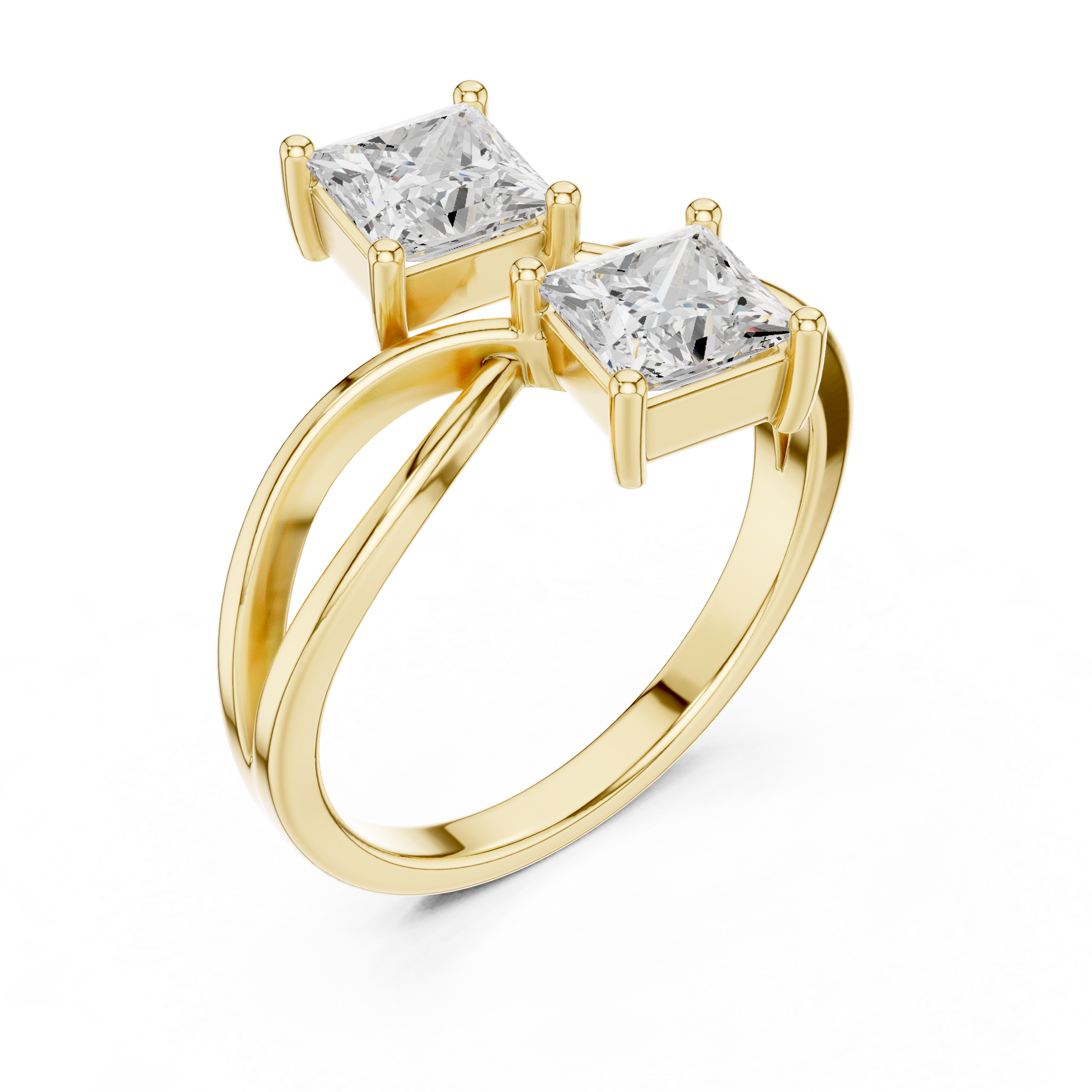 Mixed Shape Lab Grown Diamond Three Stone Ring