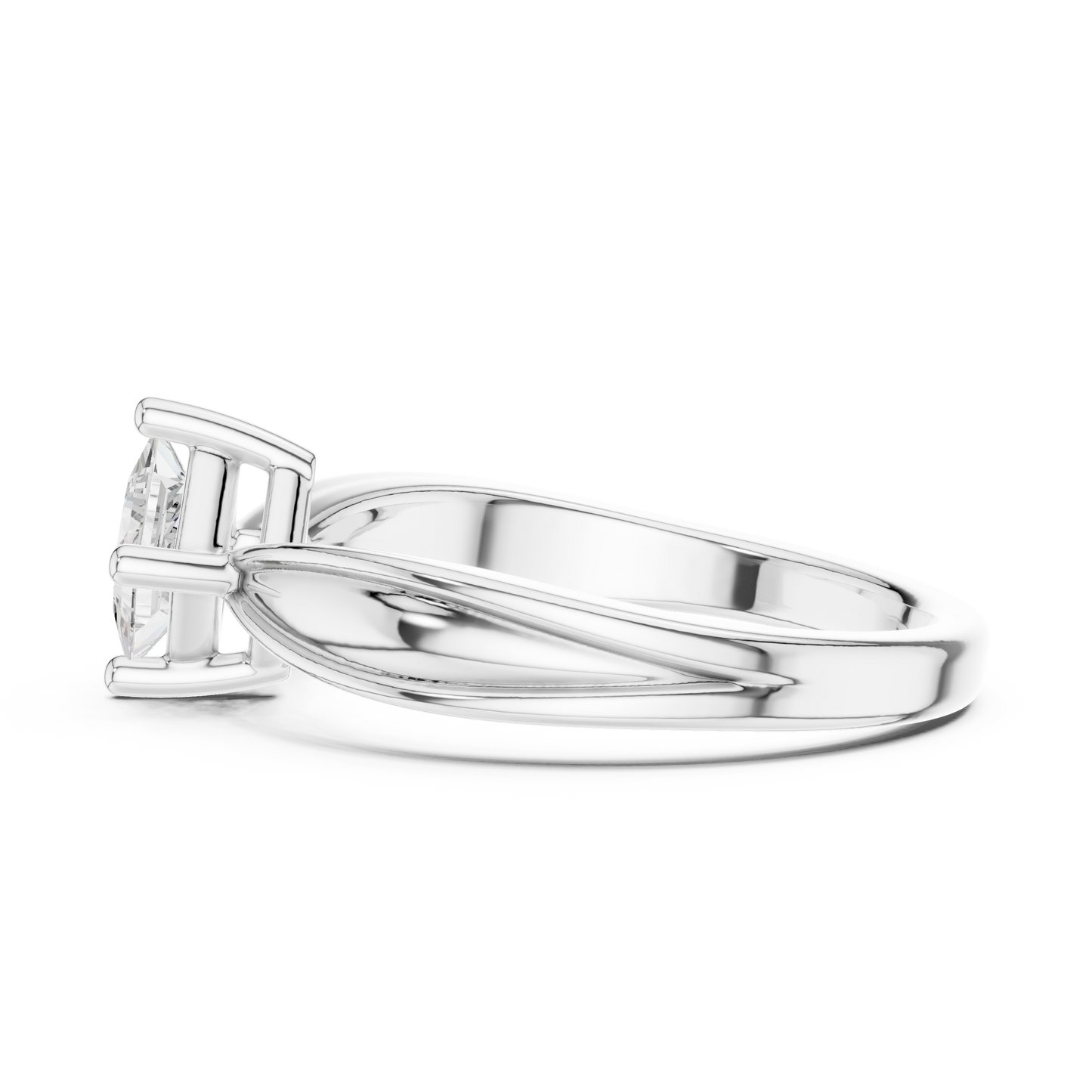 Cushion Solitaire Lab Grown Diamond Ring