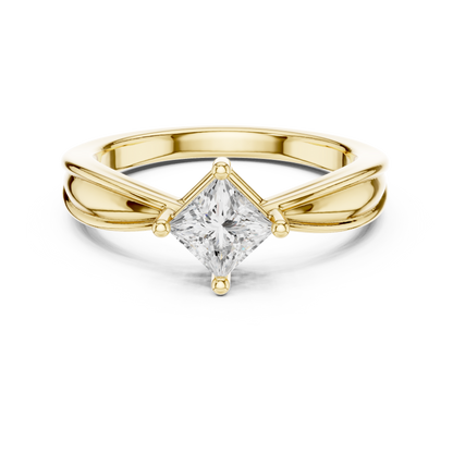Cushion Solitaire Lab Grown Diamond Ring