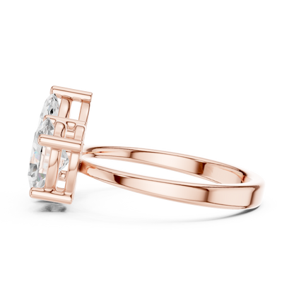 Mixed Shape Lab Grown Diamond Halo Ring