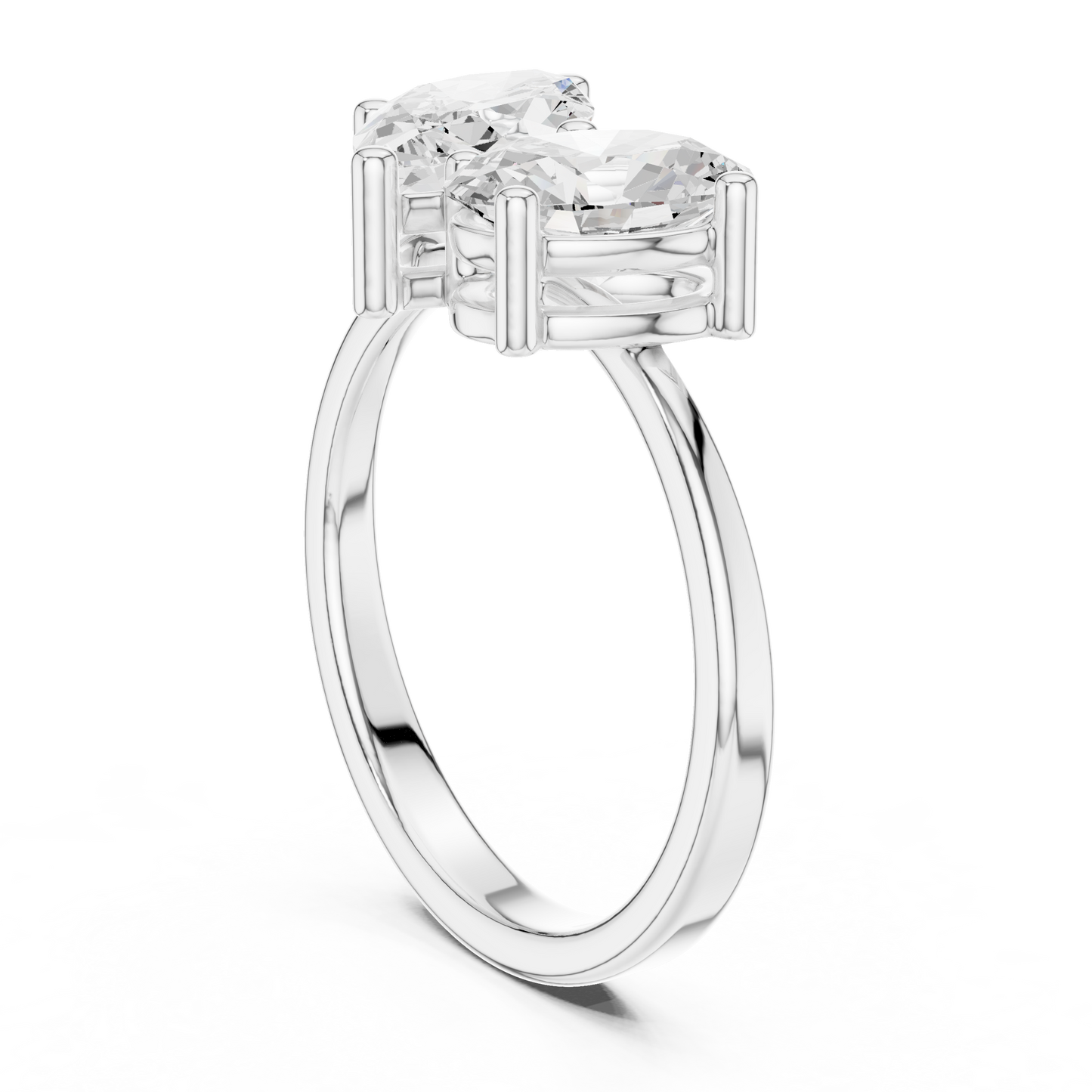 Mixed Shape Lab Grown Diamond Halo Ring