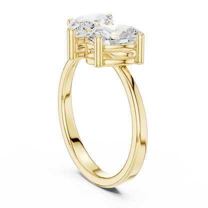 Mixed Shape Lab Grown Diamond Halo Ring