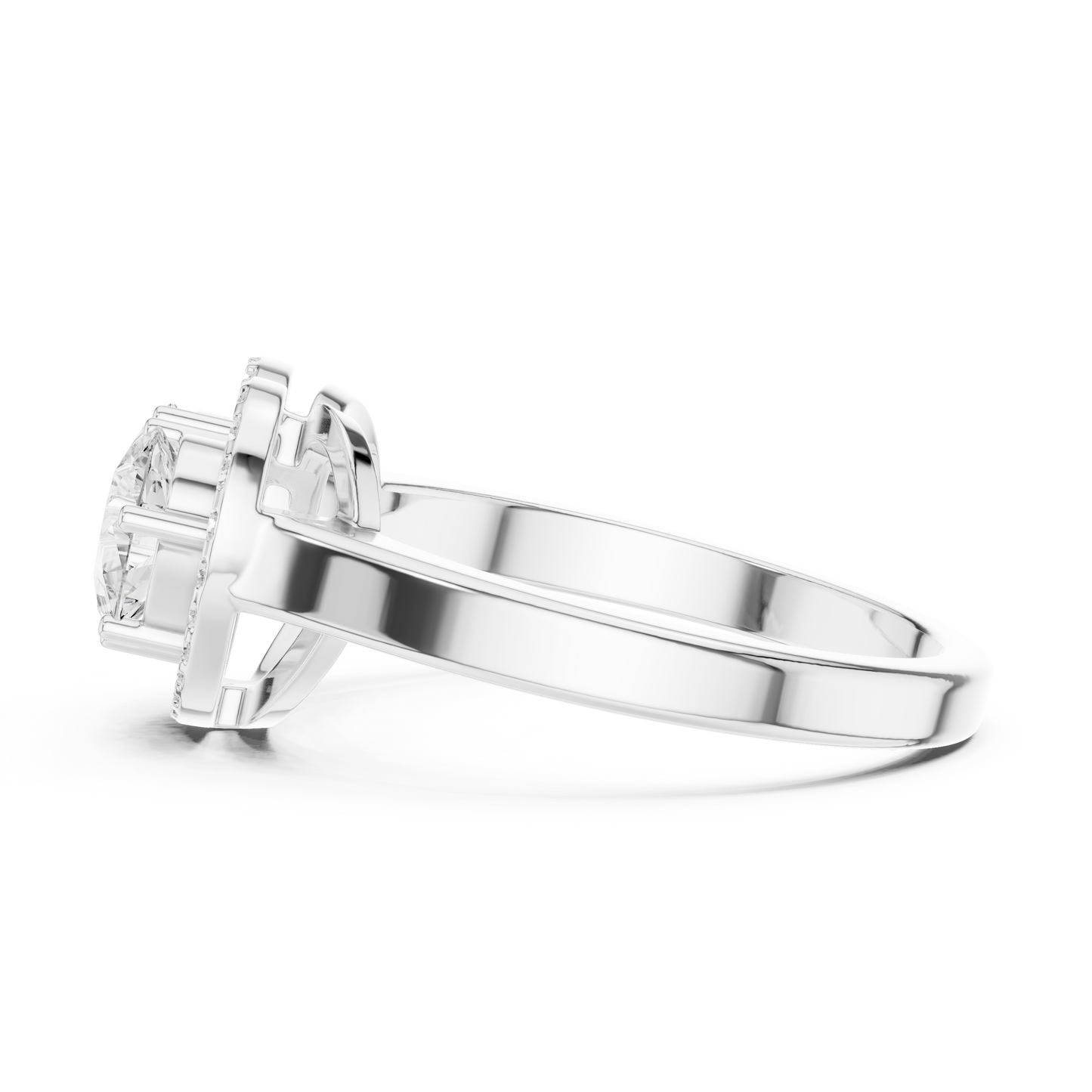 Mixed Shape Lab Grown Diamond Halo Ring