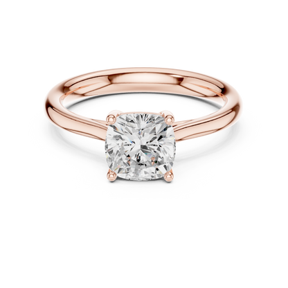 Round Solitaire Lab Grown Diamond Ring