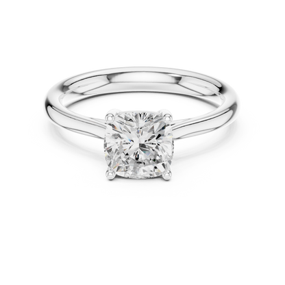 Round Solitaire Lab Grown Diamond Ring
