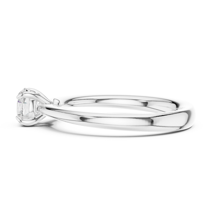 Round Solitaire Lab Grown Diamond Ring