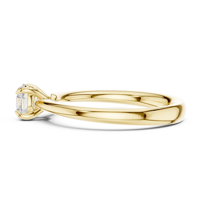 Round Solitaire Lab Grown Diamond Ring