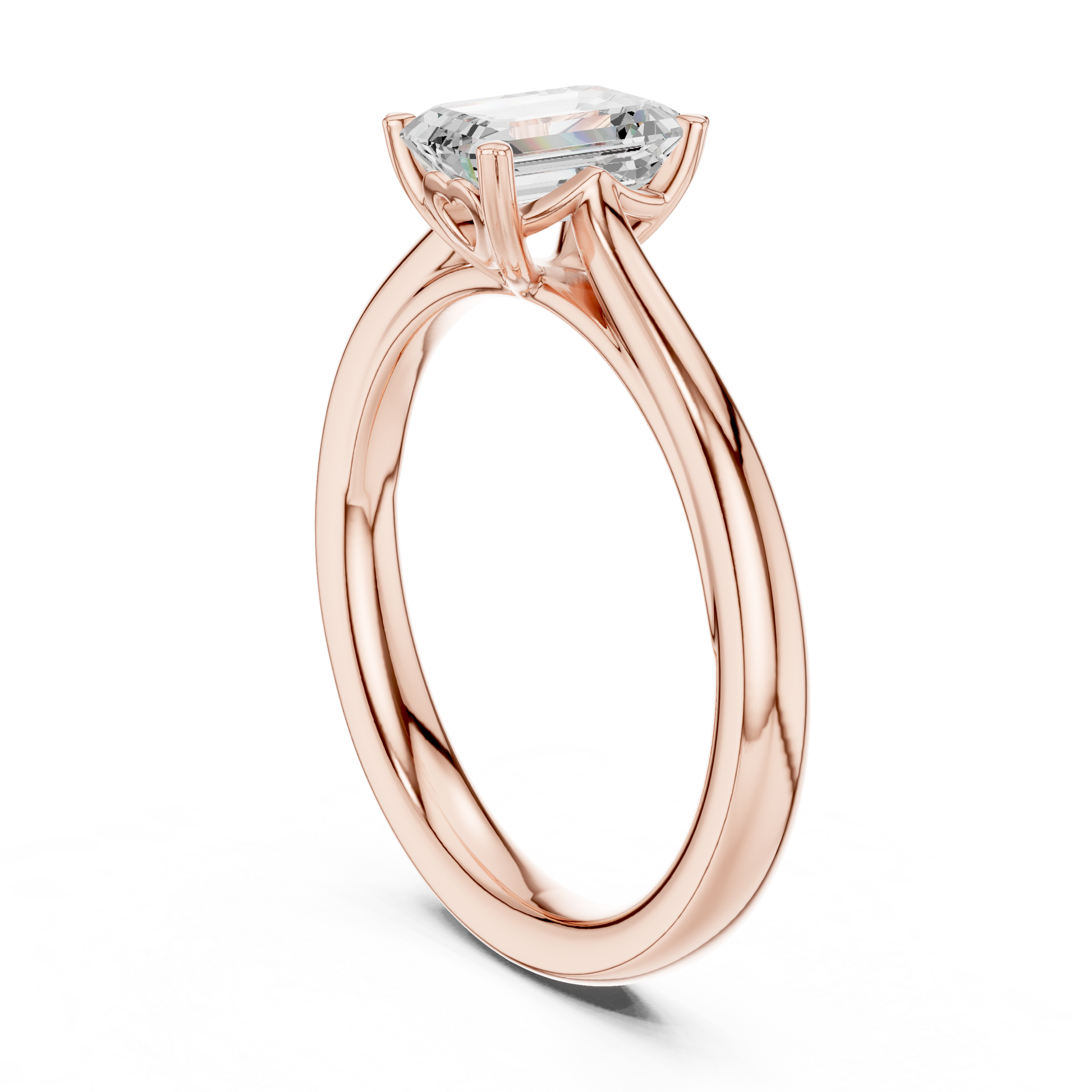 Cushion Solitaire Lab Grown Diamond Ring