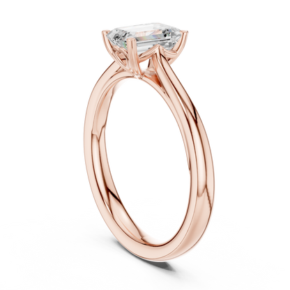 Cushion Solitaire Lab Grown Diamond Ring