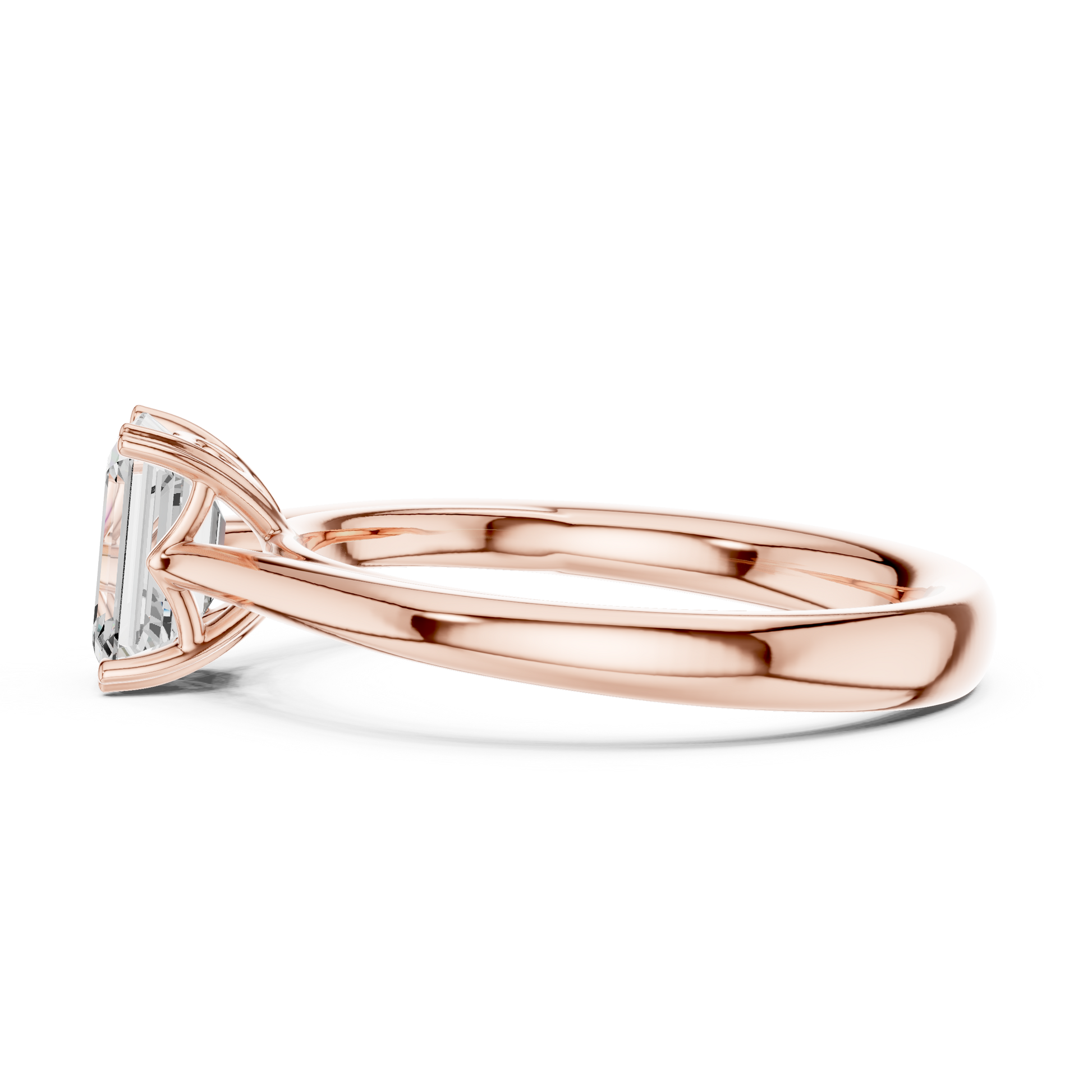 Cushion Solitaire Lab Grown Diamond Ring