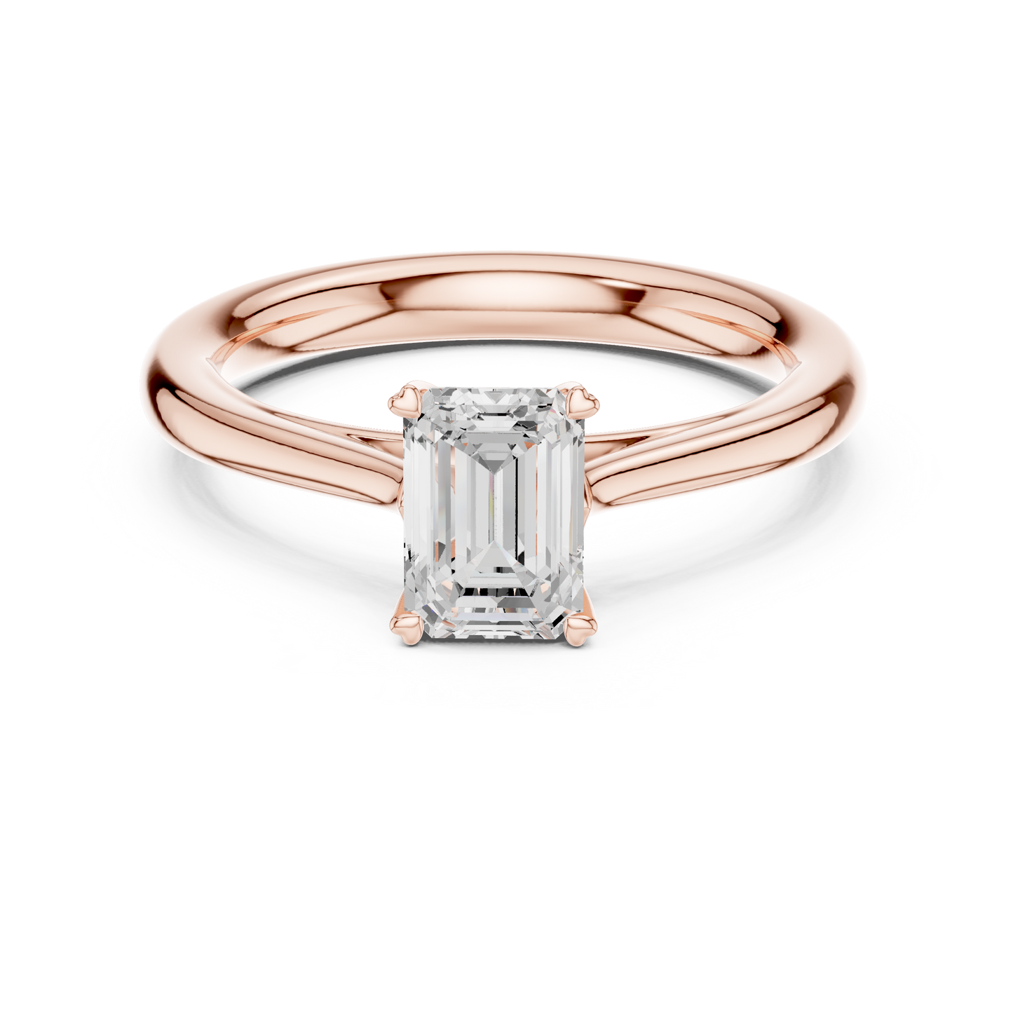 Cushion Solitaire Lab Grown Diamond Ring
