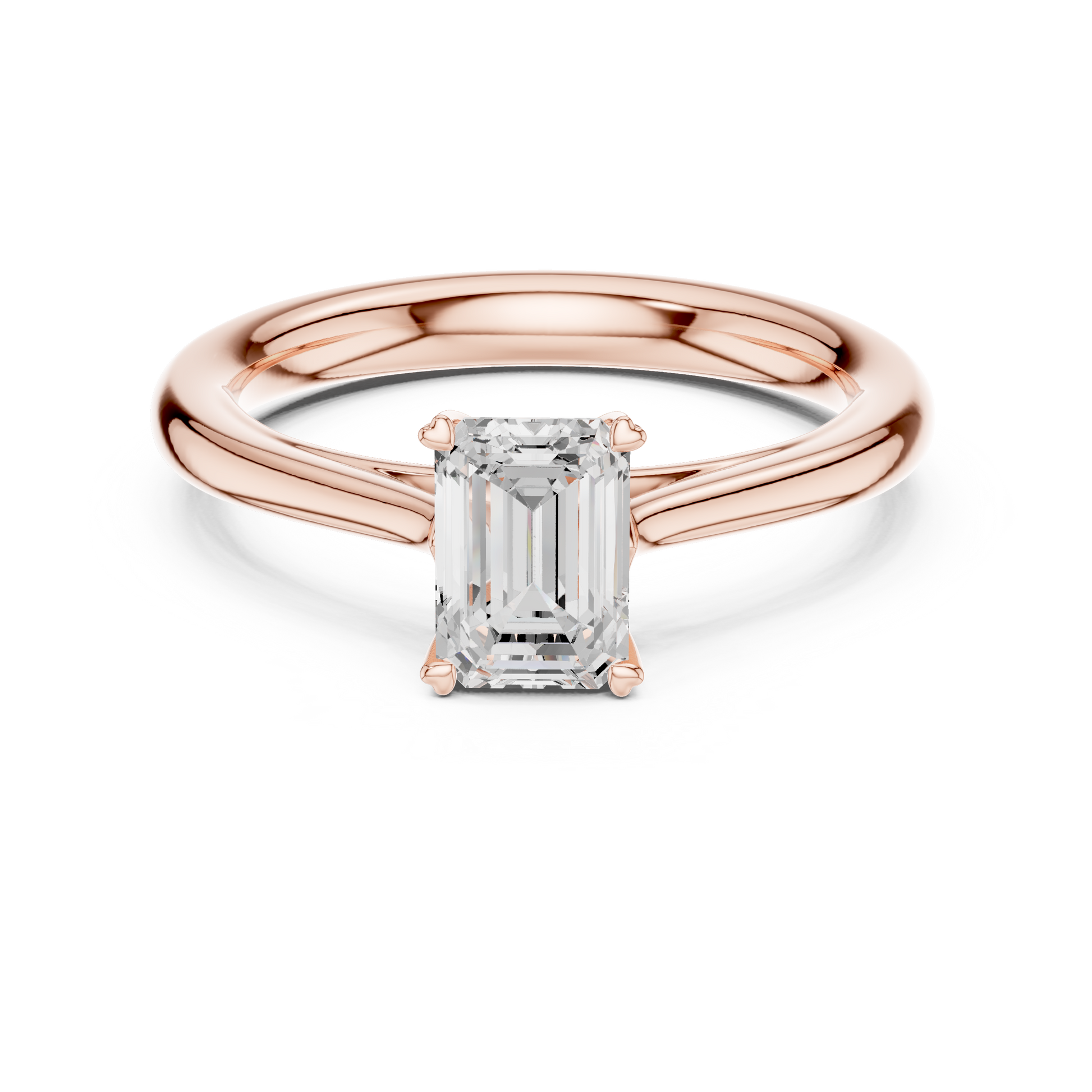 Cushion Solitaire Lab Grown Diamond Ring