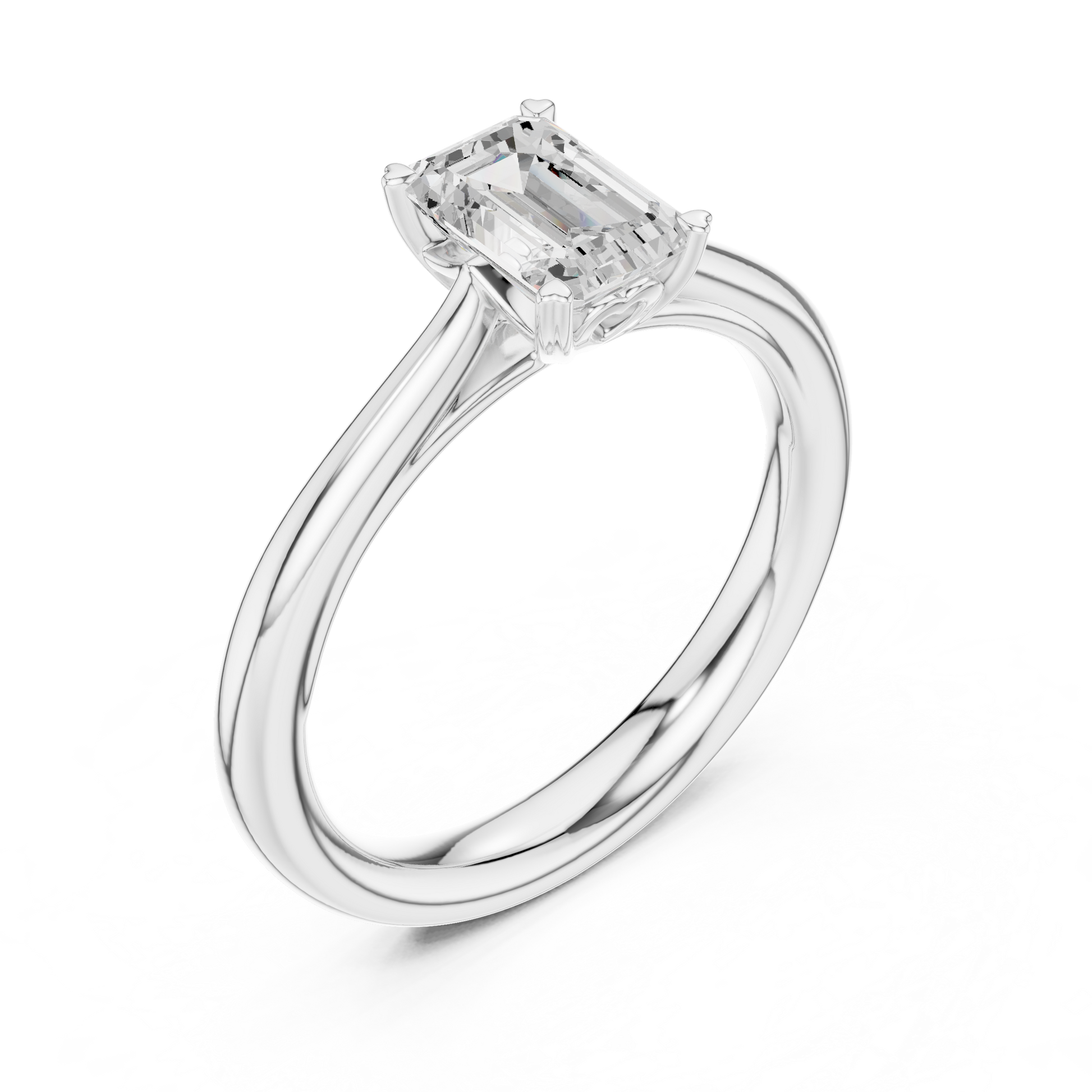 Cushion Solitaire Lab Grown Diamond Ring