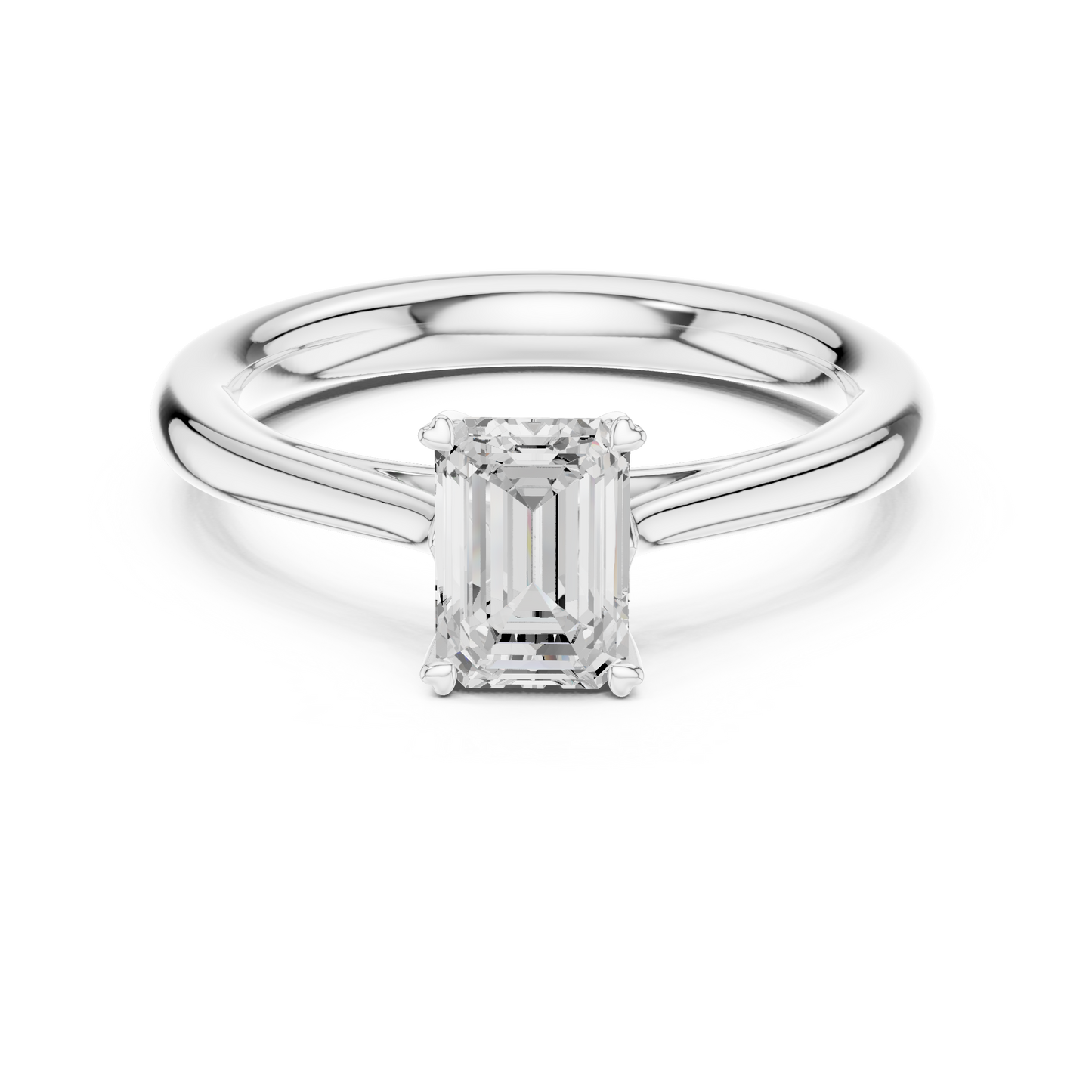 Cushion Solitaire Lab Grown Diamond Ring