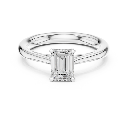 Cushion Solitaire Lab Grown Diamond Ring