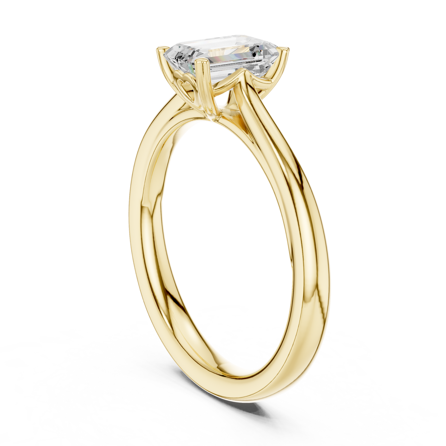 Cushion Solitaire Lab Grown Diamond Ring