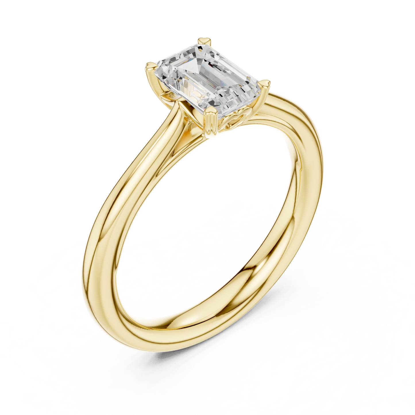 Cushion Solitaire Lab Grown Diamond Ring