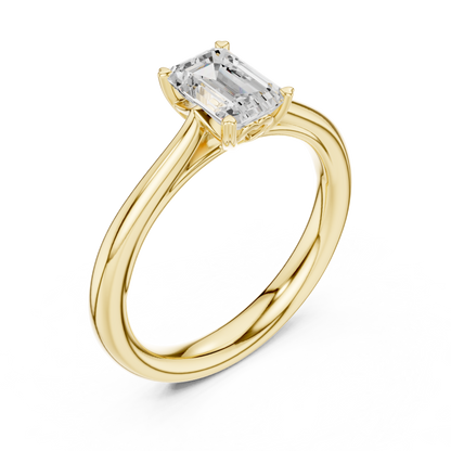 Cushion Solitaire Lab Grown Diamond Ring
