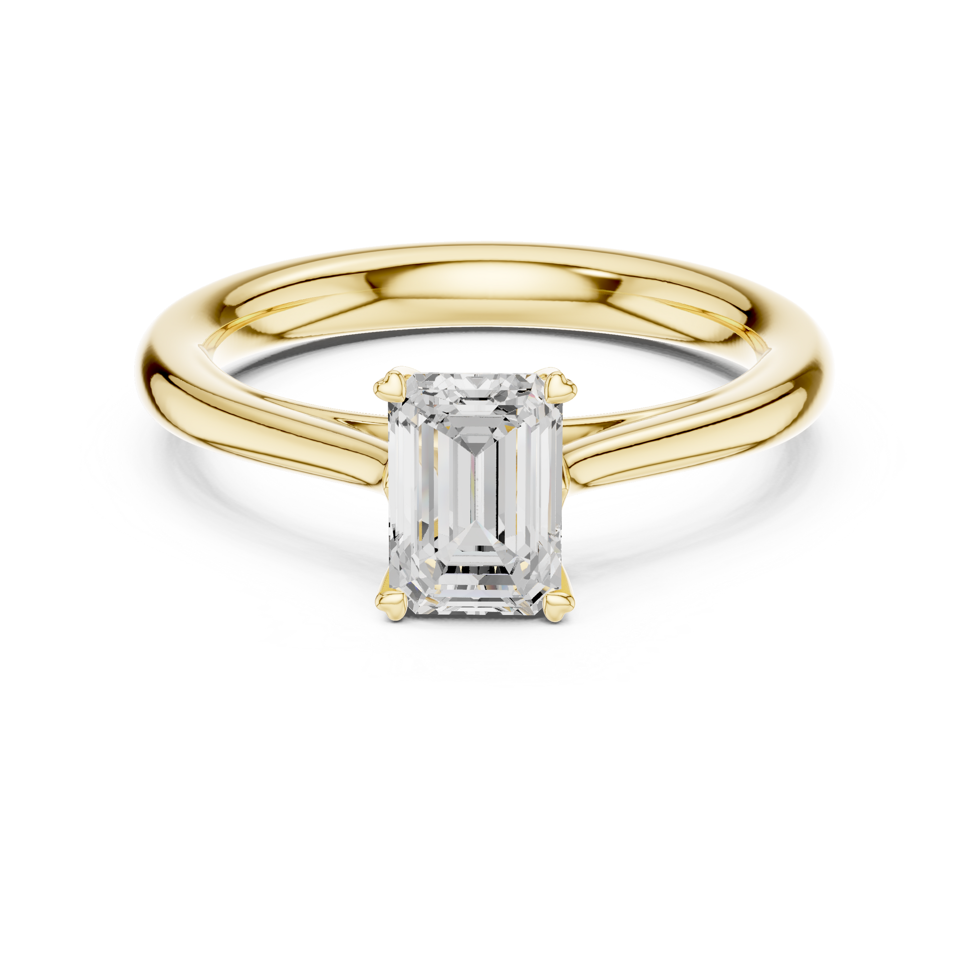 Cushion Solitaire Lab Grown Diamond Ring