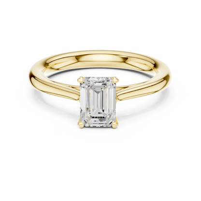 Cushion Solitaire Lab Grown Diamond Ring