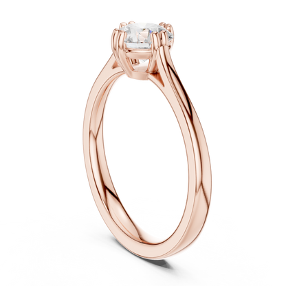 Round Solitaire Lab Grown Diamond Ring