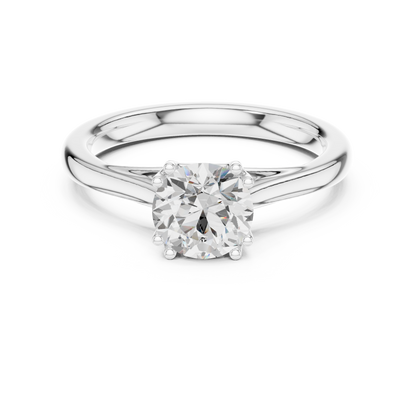 Round Solitaire Lab Grown Diamond Ring