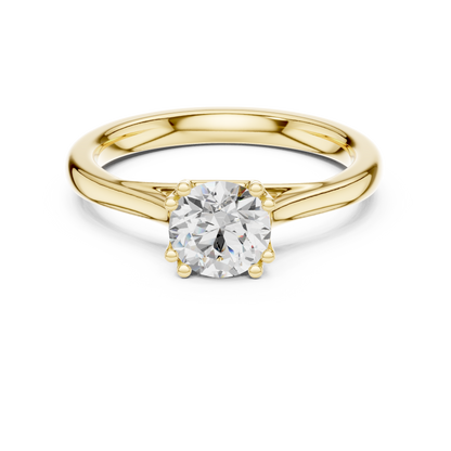 Round Solitaire Lab Grown Diamond Ring
