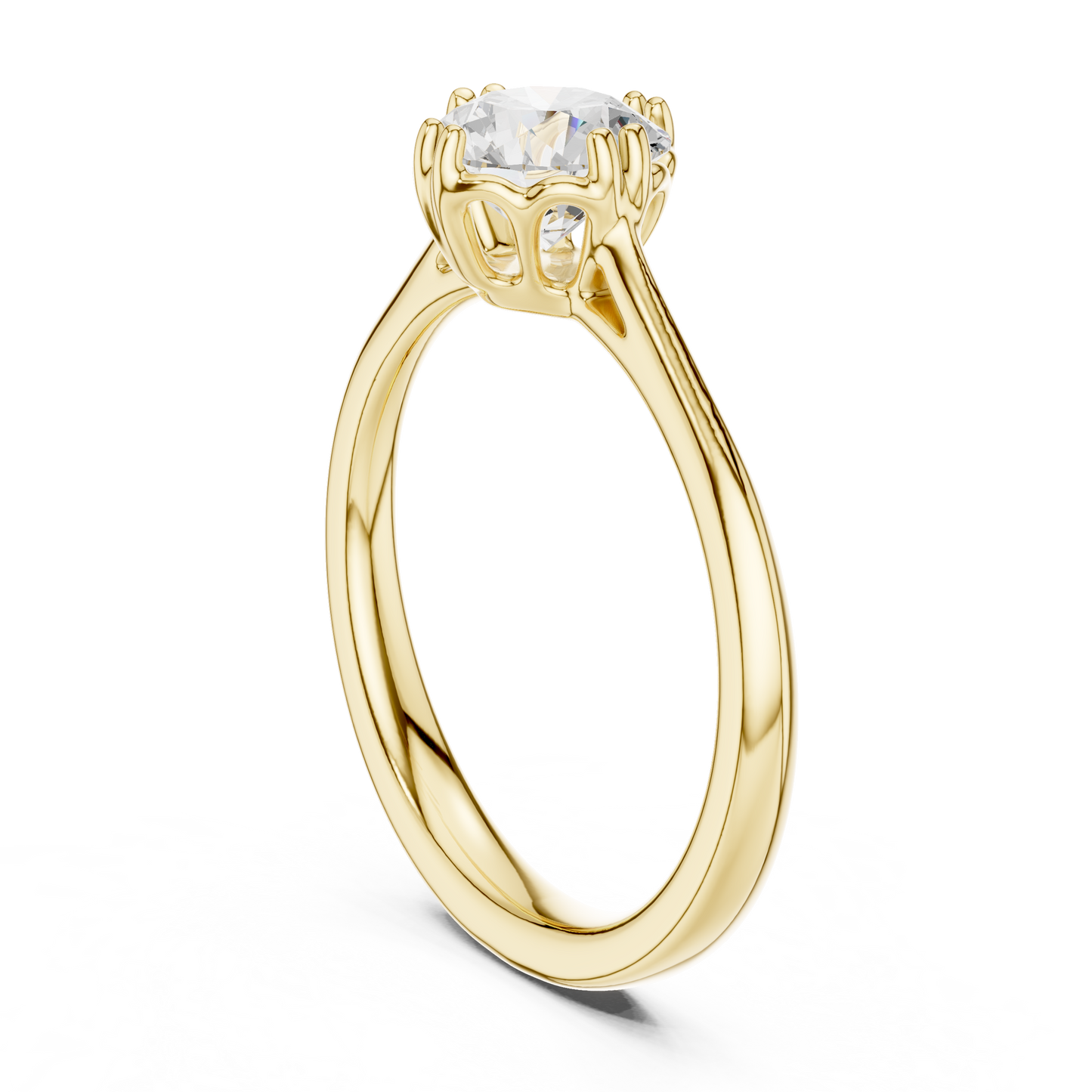 Round Halo Lab Grown Diamond Ring