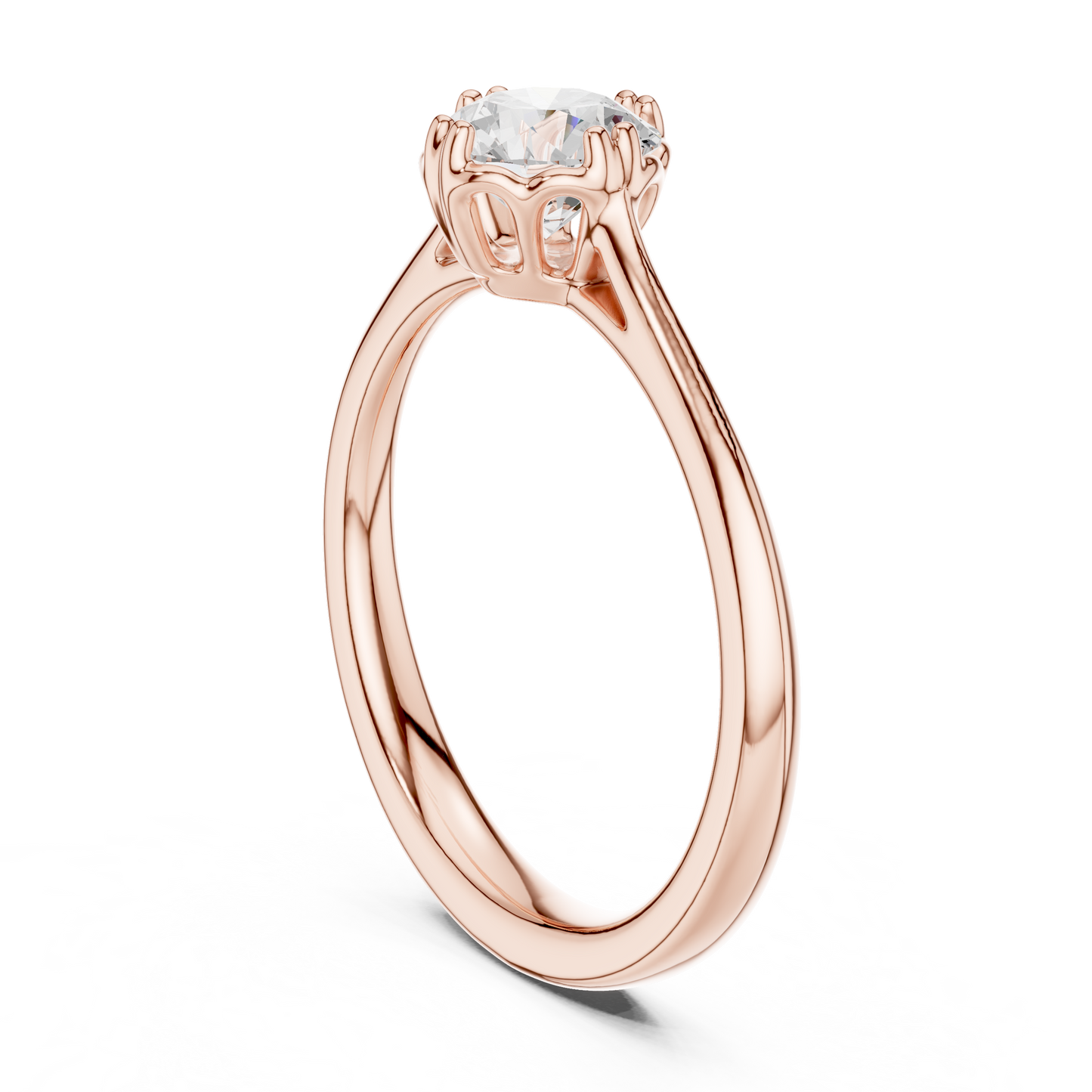Round Halo Lab Grown Diamond Ring