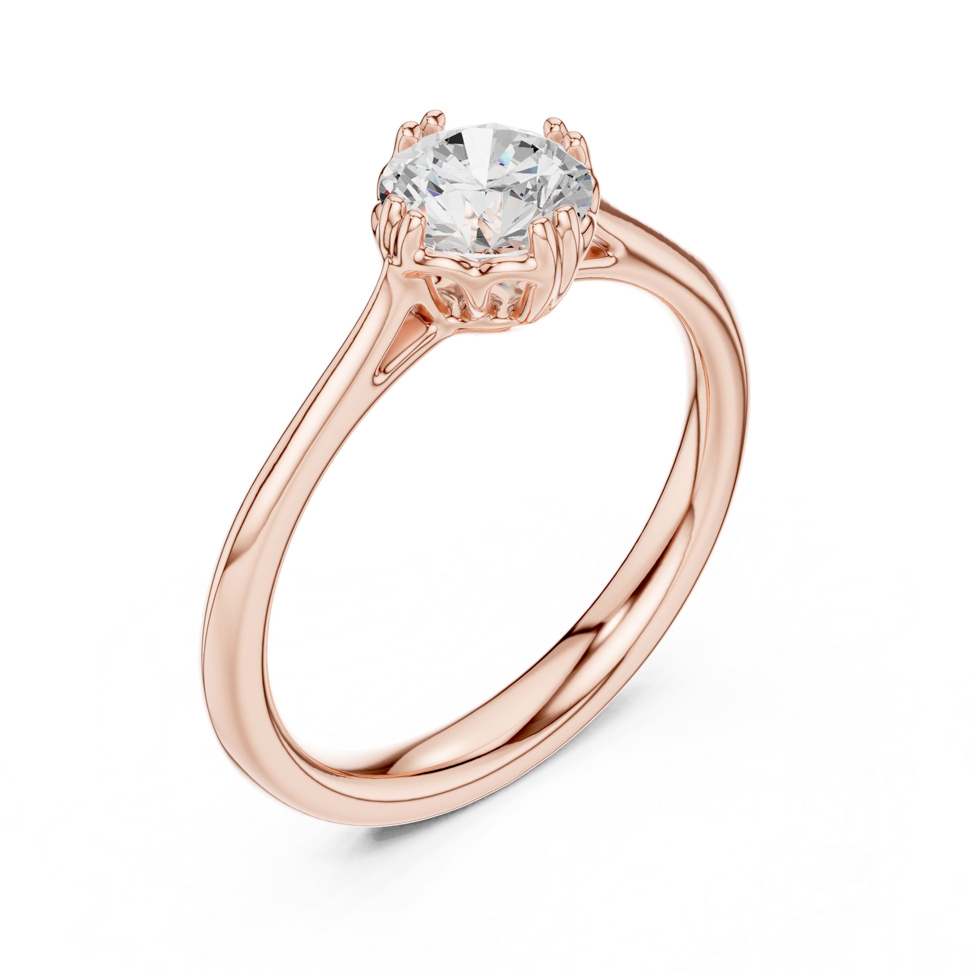 Round Halo Lab Grown Diamond Ring