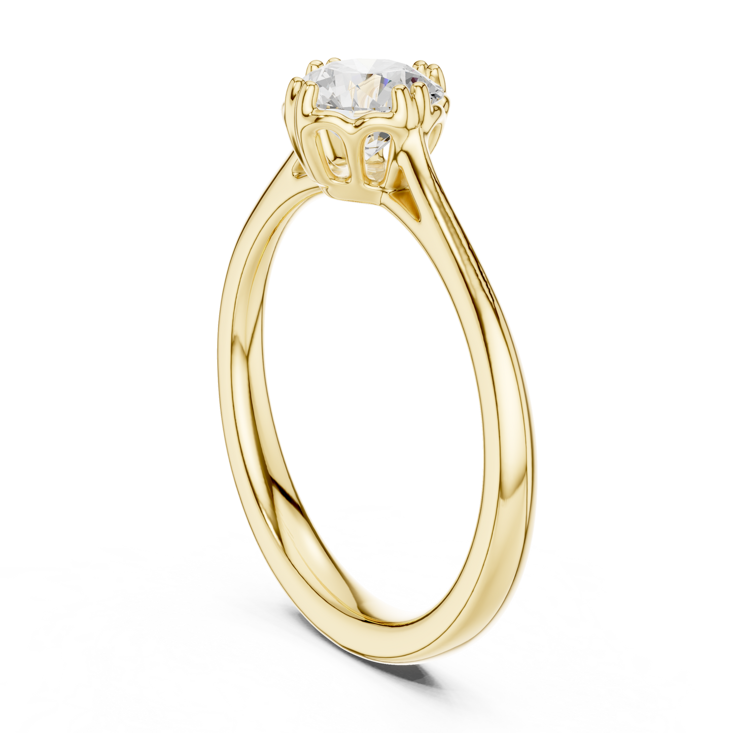 Round Halo Lab Grown Diamond Ring