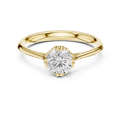 Round Halo Lab Grown Diamond Ring