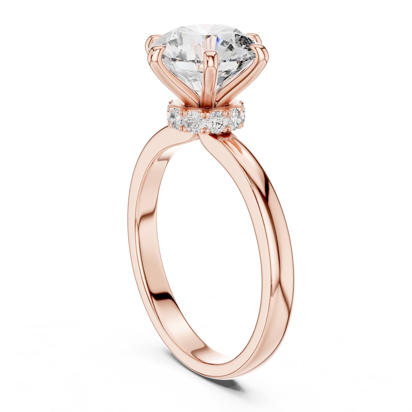 Mixed Shape Lab Grown Diamond Halo Ring