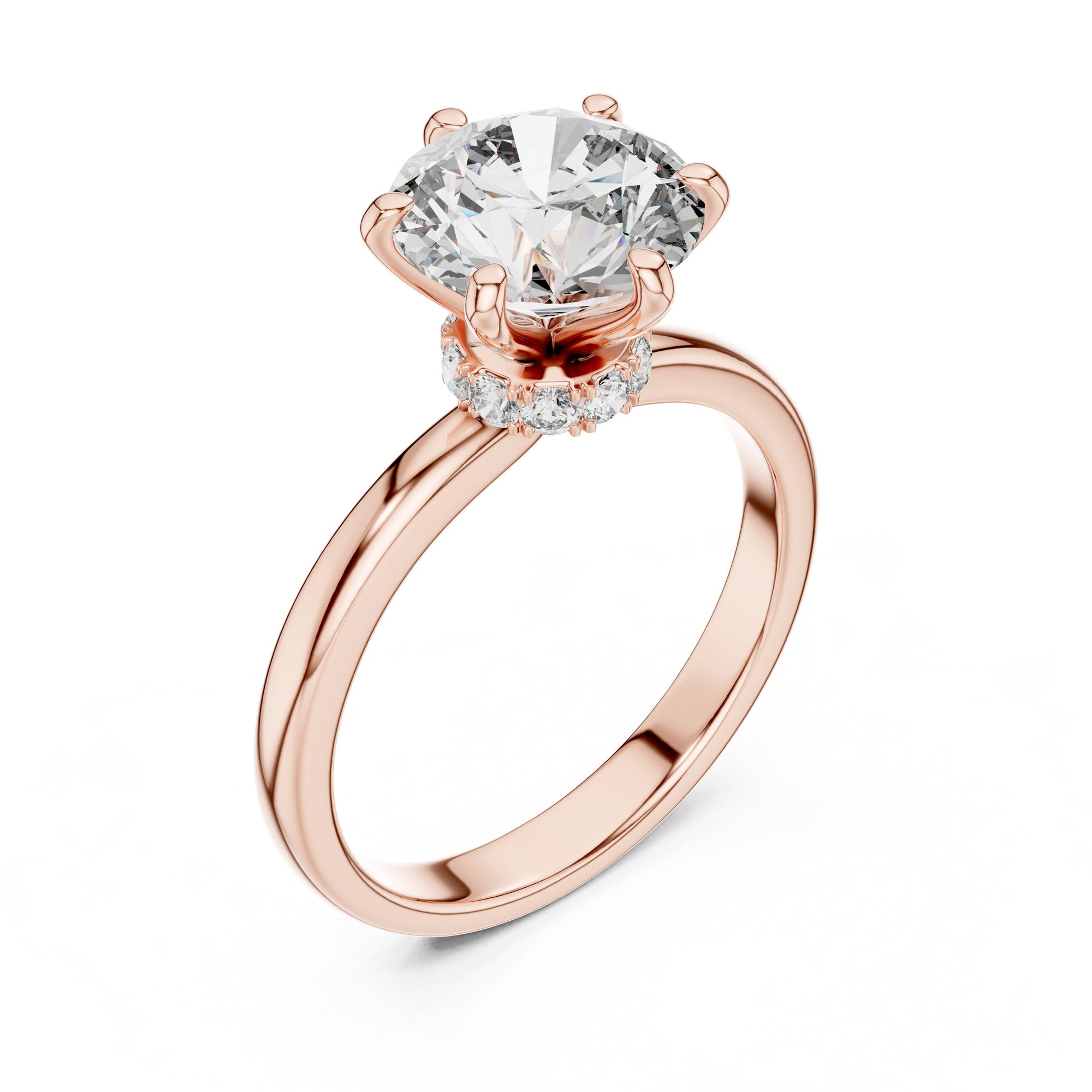 Mixed Shape Lab Grown Diamond Halo Ring