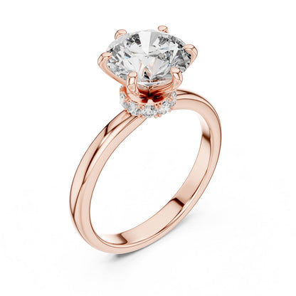 Mixed Shape Lab Grown Diamond Halo Ring