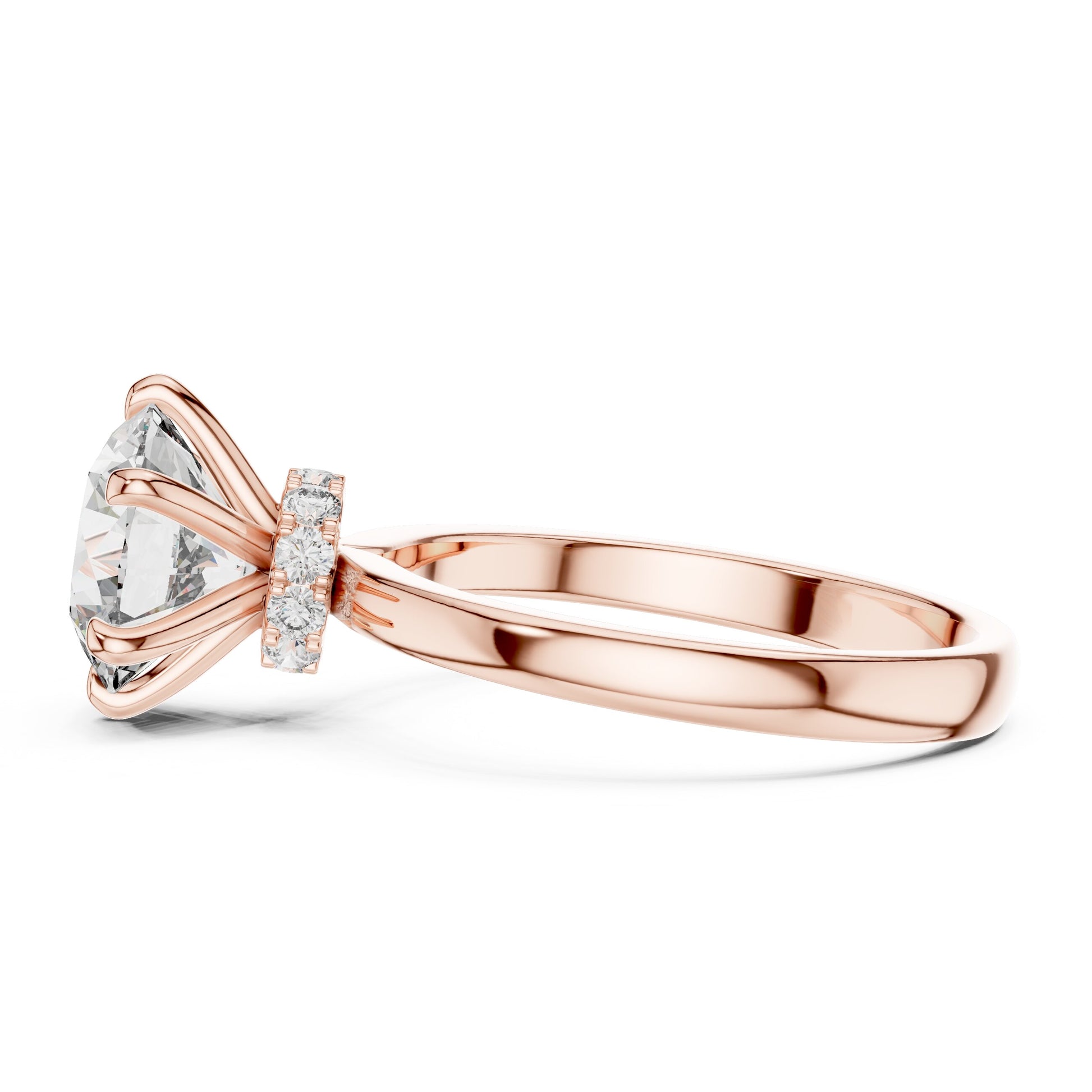 Mixed Shape Lab Grown Diamond Halo Ring