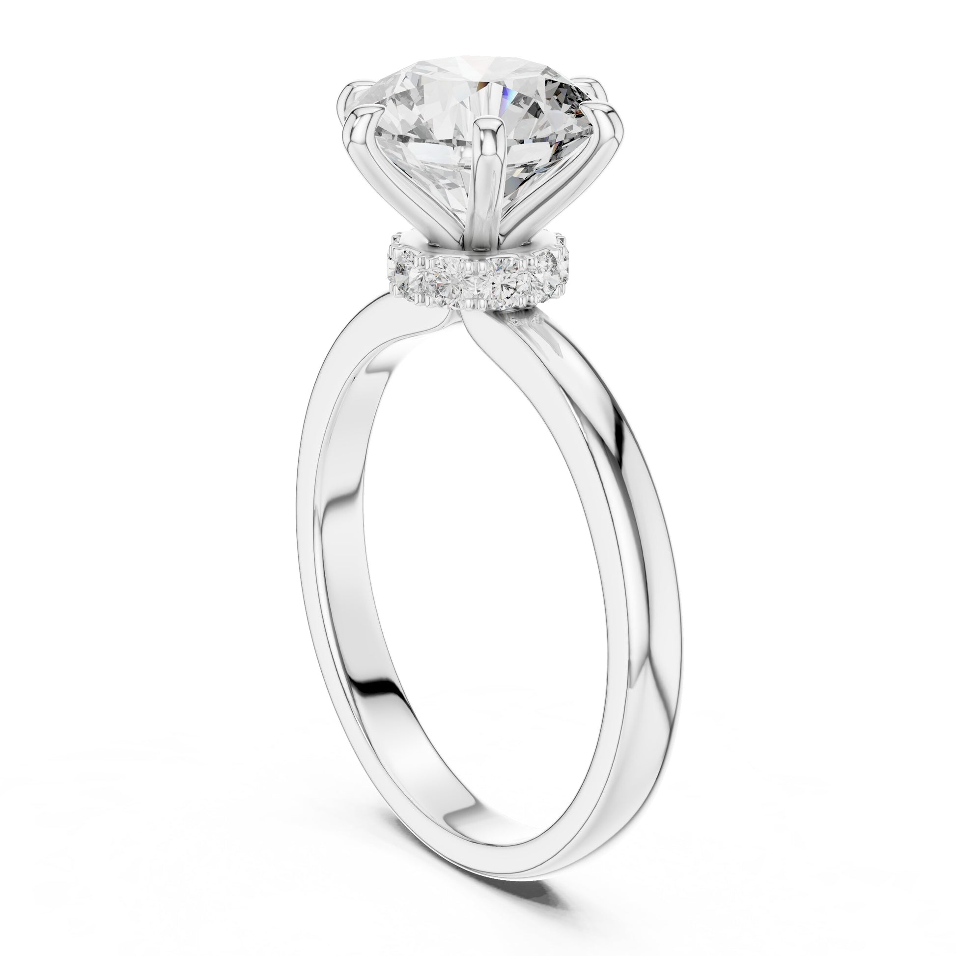 Mixed Shape Lab Grown Diamond Halo Ring